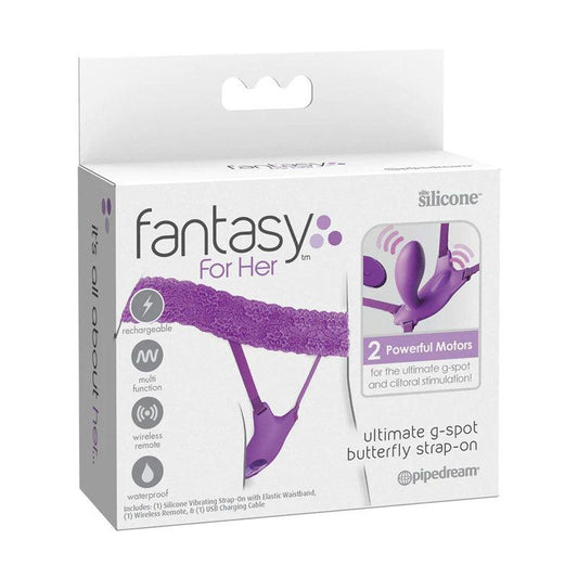 Fantasy For Her Ultimate G-Spot Butterfly Strap-On - Take A Peek
