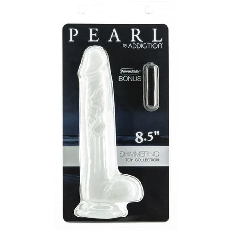 Pearl Dildo 8.5in Pearl White - Take A Peek