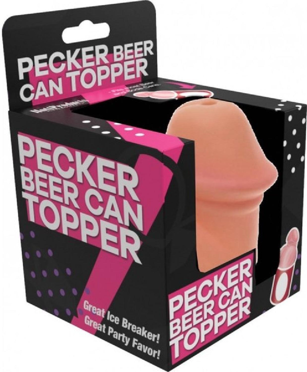 Pecker Beer Can Topper - Take A Peek