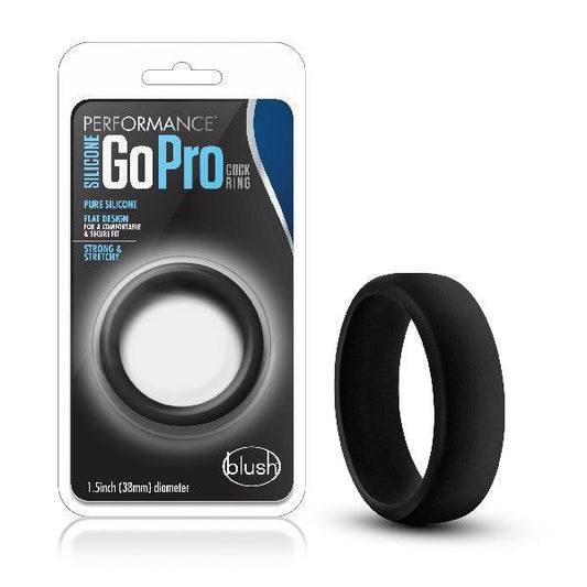 Performance Silicone Go Pro Cock Ring Black - Take A Peek