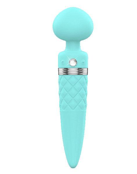 Pillow Talk Sultry Dual Ended Warming Massager Teal - Take A Peek