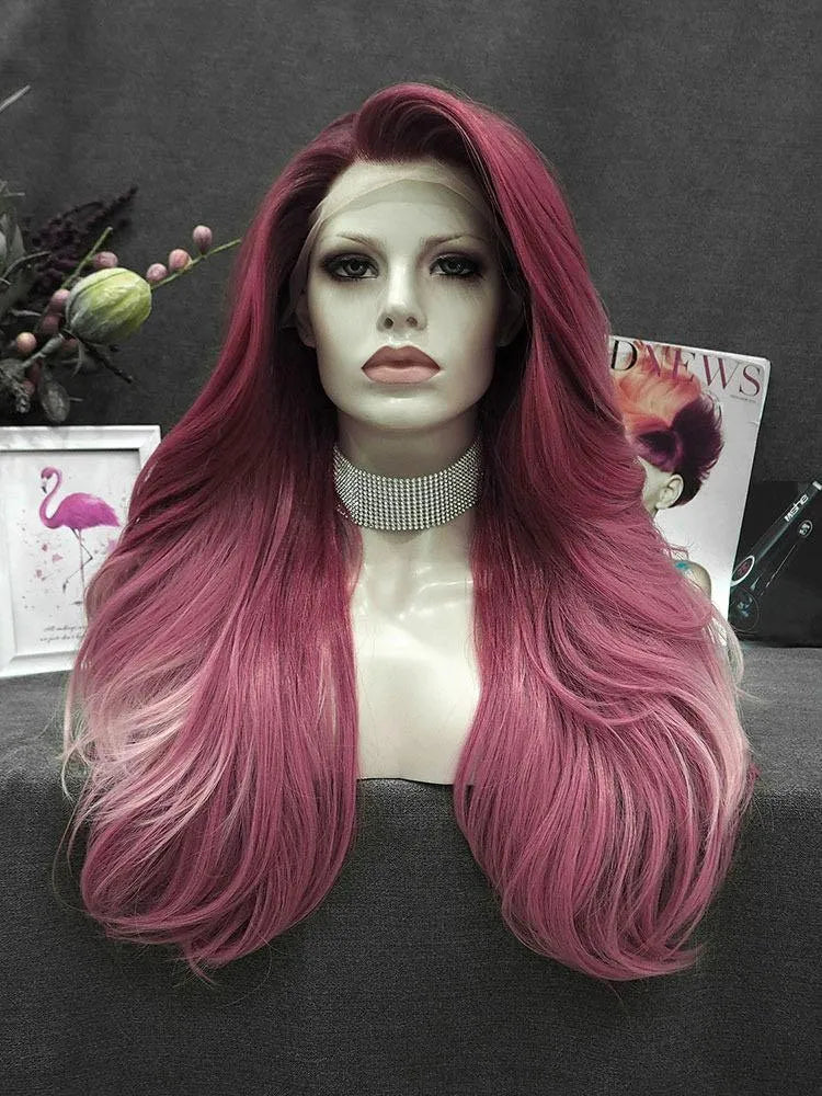 Pink Mix straight Wig - Take A Peek
