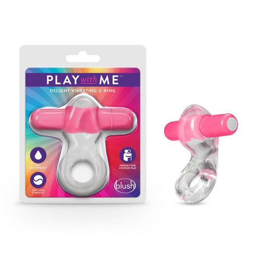 Play With Me Delight Vibrating C-Ring - Take A Peek