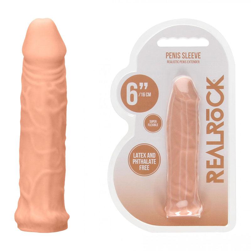 REALROCK 6'' Realistic Penis Sleeve - Take A Peek