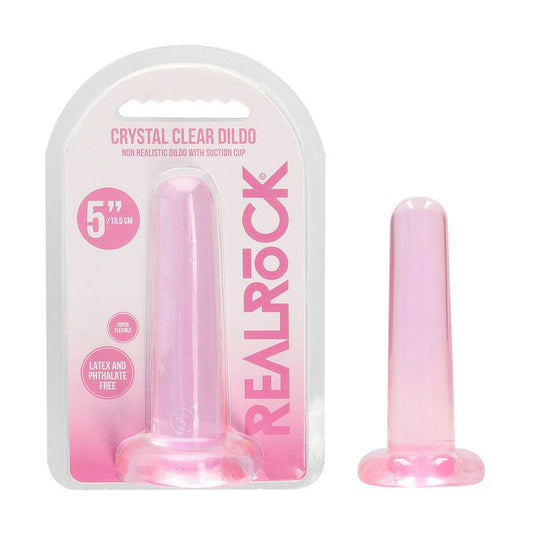 REALROCK Non Realistic Dildo With Suction Cup - 13.5 cm - Take A Peek