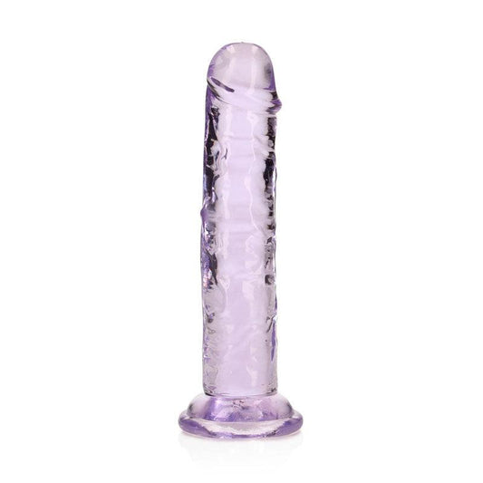 REALROCK 15.5 cm Straight Dildo - Purple - Take A Peek
