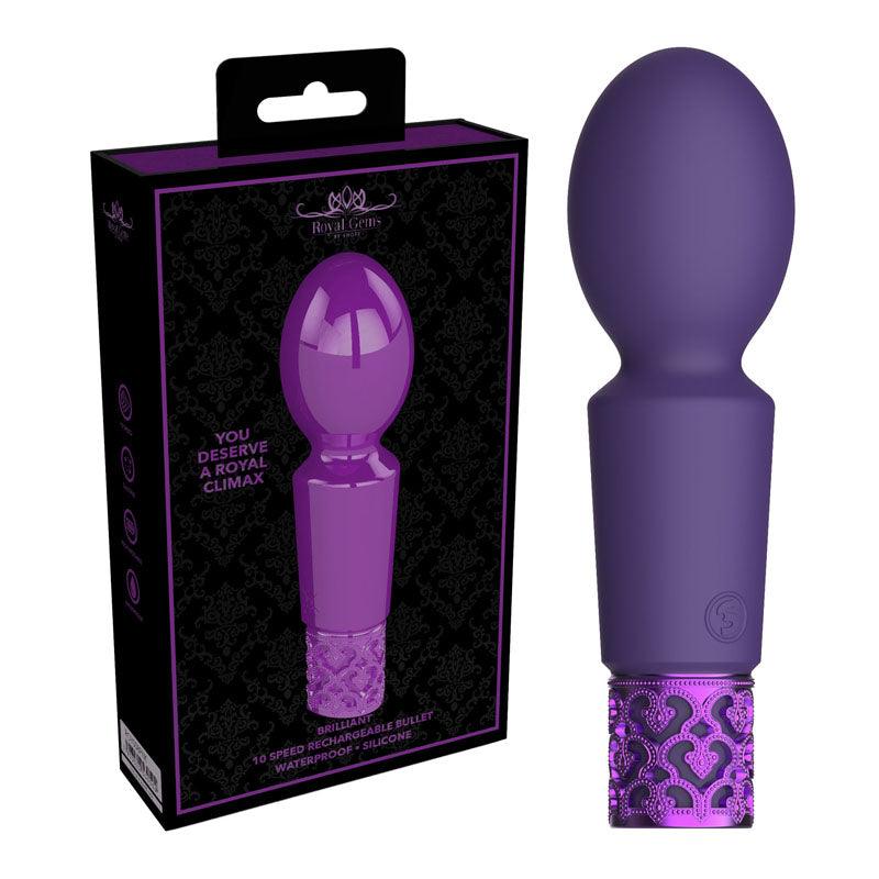 ROYAL GEMS Brilliant - Silicone Rechargeable Bullet - Take A Peek