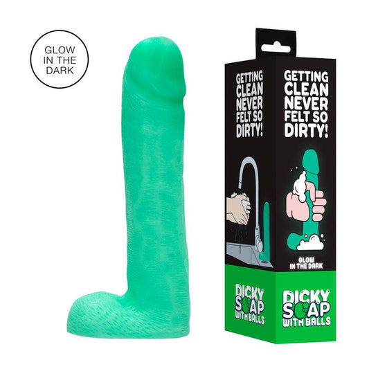 S-LINE Dicky Soap With Balls - Glow - Take A Peek
