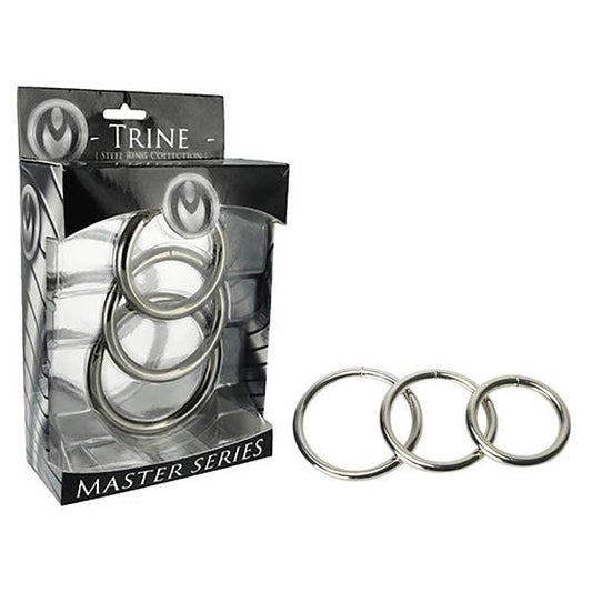 Master Series Trine Steel Ring Collection - Take A Peek