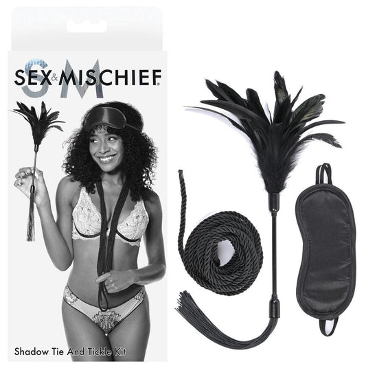 Sex & Mischief Shadow Tie and Tickle Kit - Take A Peek