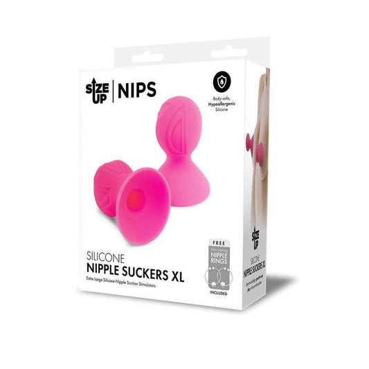 Size Up Silicone Nipple Suckers XL - Take A Peek