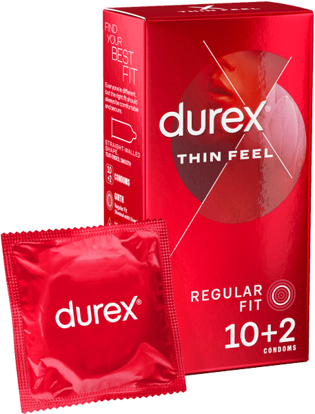 Thin Feel Latex Condoms 10's + 2 Free - Take A Peek