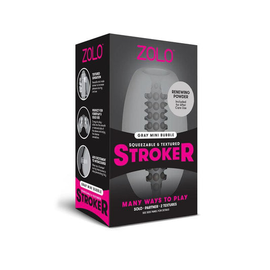 Zolo Grey Mini Bubble Stroker - Take A Peek