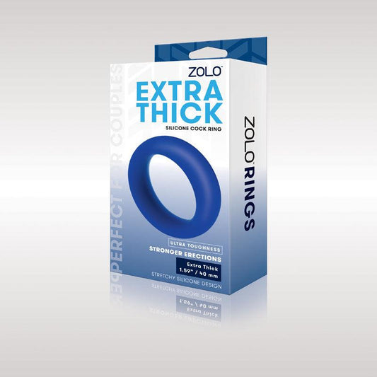Zolo Extra Thick Silicone Cock Ring - Take A Peek